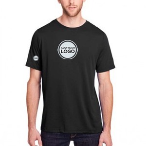 Ash Is 99/1 Airlume Combed and <b>Ring</b>-spun Cotton/Bamboo Fiber Men's Short Sleeve Regular Fit T Shirt - Product Image 6