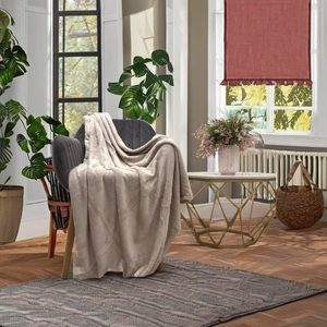 Couverture en polaire imperméable personnalisée avec logo du fabricant du Vietnam, facile à transporter pour les voyages d'été, motif solide - Product Image 1