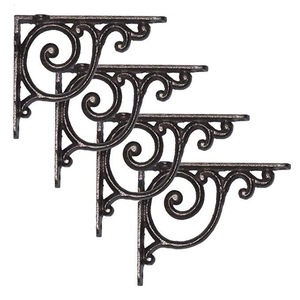 Unicorn Handicrafts Premium Quality Cast Iron Vintage Style Single Tier Wall Bracket Decorative Floating <b>Shelf</b> - Product Image 5
