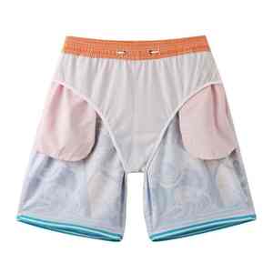 Shorts de bain pour hommes personnalisés en polyester, coupe ample de 5 pouces, séchage rapide, respirants, pour la plage, le surf et l'été - Product Image 6