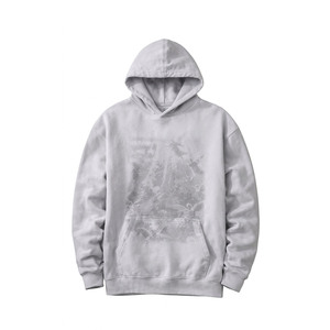 เสื้อฮู้ดดี้ลายกราฟิกแบบวินเทจทรงโอเวอร์ไซส์ ผ้าฟลีซ 400 GSM สไตล์สตรีทแวร์สำหรับผู้ชาย สั่งผลิตได้จำนวนน้อย ราคาขายส่ง - Product Image 2