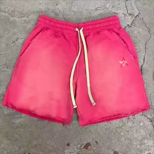 Pantalones Cortos de Verano para Hombre, Estilo Urbano, Oversize, Lisos, de Felpa Francesa 100% Algodón, con Logotipo Personalizado - Product Image 1