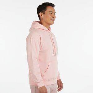 เสื้อฮู้ดดี้ผู้ชาย 330 กรัม แบบหนา ผ้าฟลีซเนื้อหนัก ทรงโอเวอร์ไซส์ สำหรับฤดูหนาว แบบถักเรียบ สีพื้น รับสกรีนโลโก้ตามสั่ง - Product Image 3