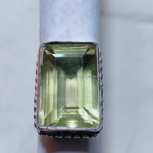 แหวนเงินสเตอร์ลิง925แหวนอัญมณีแหวนเงินสเตอร์ลิงทำมือรูปวงรี - Product Image 6