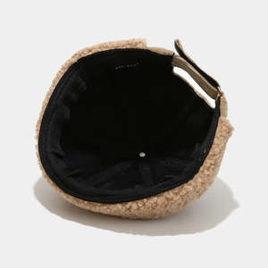 RAO CRAFT EXPORTS Gorro Docker Personalizable con Forro Sherpa, Tela de Pana de Terciopelo, Sin Visera, Gorro de Invierno con Puño Plegable, Unisex, OEM, ODM - Product Image 2