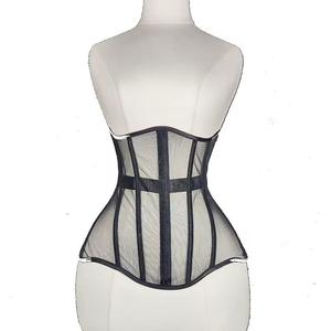 Corset Vintage Femme Overbust Sexy en Cuir Écologique Respirant pour Grandes Tailles, Effet Amincissant et Contrôle Moyen du Ventre - Product Image 1