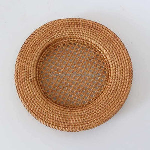 Assiette de service en rotin tressé faite à la main, durable et écologique, vente en gros à bas prix, fabricant vietnamien - Product Image 5