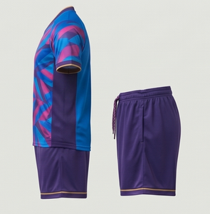 Conjunto de Uniforme de Fútbol Juvenil, Camiseta Deportiva de Manga Corta y Pantalones Cortos, Ropa de Entrenamiento de Fútbol - Product Image 5