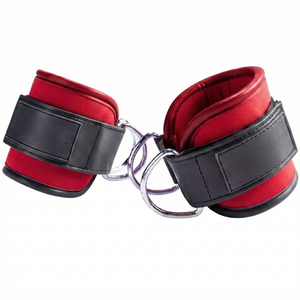 Custom Padded Ankle <b>Straps</b> for Cable Machines Fitness D-Ring Kickback Cuffs Gym Workout Equipment - Product Image 5