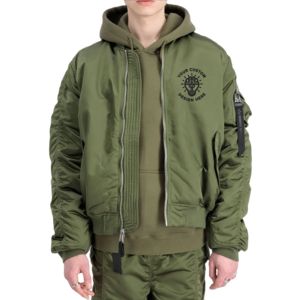 Chaqueta Bomber MA1 Personalizada con Bordado de Chenilla, Estilo Vintage, para Hombre, Modelo A1 A2 - Product Image 3