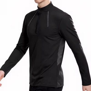 Fabricant de t-shirts de fitness personnalisés, vêtements de sport compressifs, polyester, spandex, transfert thermique, broderie, marque privée - Product Image 1