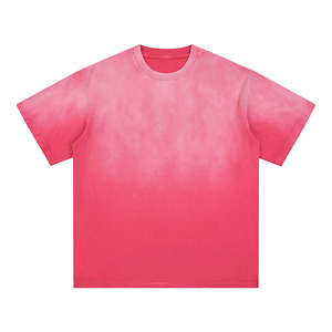 Vintage Style Oversized Acid <b>Wash</b> Streetwear Distressed T-shirts 100% Cotton Plus Size Men's t Shirts - Product Image 2