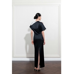 Wholesale Products Sale Shirt For Women ODM NAYAN SILK-SATIN <b>TOP</b> MISSION SATIN Spring Season Short Sleeve Elegant Blouses - Product Image 6
