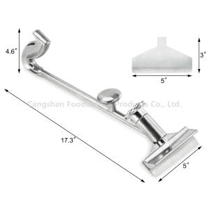 Grattoirs de barbecue en aluminium GS-16, outils de jardinage en métal facilement nettoyables, non revêtus - Product Image 5