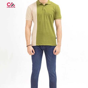 Chemises polo pour hommes en coton 100% avec logo brodé personnalisé tendance, logo brodé personnalisé, couleur unie, pour le golf et les affaires - Product Image 6