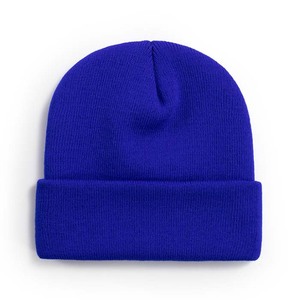 Orange Solid Color Beanie <b>Hat</b> 100% Acrylic Winter Outdoor Unisex Casual <b>Knit</b> <b>Hat</b> for Adults 58-60CM - Product Image 2