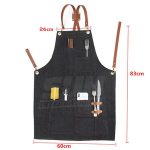 Delantales de Cocina de Algodón de Alta Calidad, Impermeables, Transpirables, Ecológicos, Duraderos y Ajustables, Delantales de Restaurante para Cocinar - Product Image 6