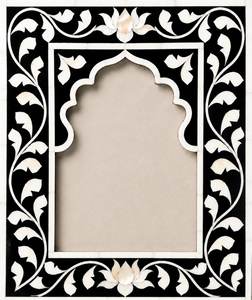 Black and <b>White</b> Mother of Pearl Digital Printing Custom Shape Vertical Photo <b>Frame</b> Modern Table Display <b>A3</b> Wall Decor - Product Image 2