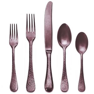 Ensemble de couverts en métal argenté gravé sur mesure, cuillères, fourchettes, couteaux, 4 pièces, élégant, réutilisable, design moderne - Product Image 6