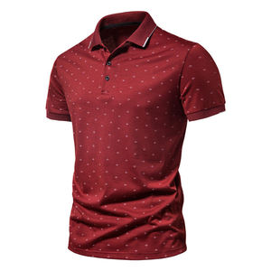 Camisetas Polo de Algodón con Estampado de Lunares, Diseño Moderno, Venta al Por Mayor, Camisetas Polo de Golf Lisas con Logotipo Bordado Personalizado - Product Image 3