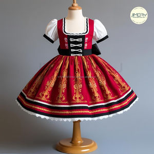 ชุดคอสตูม dirndl Oktoberfest, ชุดบาวาเรียสุดอินเทรนด์2025ชุดบาวาเรียสำหรับเด็กผู้หญิงเดรสเด็ก - Product Image 5