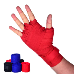 Bandes de boxe professionnelles en coton respirant pour l'entraînement, soutien du poignet, fitness, bandes de résistance élastiques pour les mains - Product Image 1