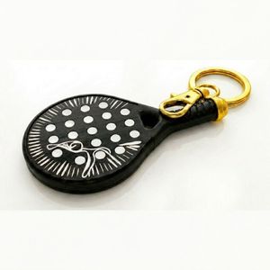 Llavero de Raqueta de Pádel de Alta Calidad, Tamaño Personalizado, Promocional, Duradero, de Goma, con Logotipo Personalizado en Relieve - Product Image 3