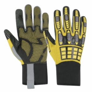 Guantes de Seguridad Antivibración, Resistentes a Cortes, de Cuero de la Mejor Calidad, Guantes Mecánicos Resistentes, Antimpactos, a Prueba de Golpes, para Trabajo - Product Image 5