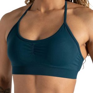 Women Seamless Workout Sports Bra Elastic Fit Gym Training Yoga Fitness Activewear OEM Manufacturer Custom Logo - Product Image 4