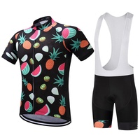 Ensemble de cyclisme unisexe personnalisé avec short à bretelles sublimé, grandes tailles, écologique, respirant, TISSU INNÉOULABLE QUATRE DIRECTIONS SMART FABRIC
