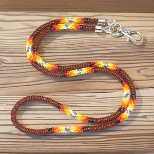 Boho Seed Beads Beaded <b>Lanyards</b> With Artistic Handmade Look Ethnic Seed Beads Beaded <b>Lanyards</b> <b>For</b> Fashion Lovers - Product Image 4