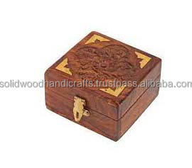 Jewelry Box <b>Bracelet</b> Earring Wooden Carved Handmade Customized Colors with <b>Turtle</b> Technique Dots Painting - Product Image 2