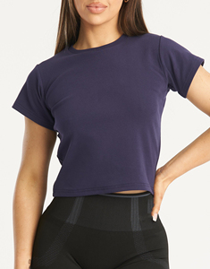 Vest Women's Tank <b>Top</b> Sexy Stretch Sleeveless T-shirt Summer Slim Blank <b>Cropped</b> Round Neck Solid Color Casual Vest - Product Image 4