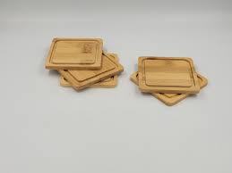 [BEST SELLER] Ensemble de sous-verres en bambou durables et écologiques pour boissons chaudes/froides, usage au bureau et en voyage, Vietnam - Product Image 3