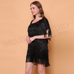 Robe de soirée brodée à la main pour femmes, vêtements de soirée, vêtements de soirée, design de logo personnalisé, vente en gros - Product Image 4