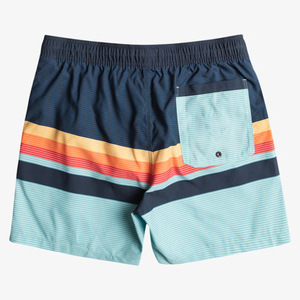 Shorts de plage pour hommes en mélange de coton, doux, décontractés pour l'été et les vacances, taille élastique, fabricant de vêtements personnalisés OEM ODM - Product Image 3