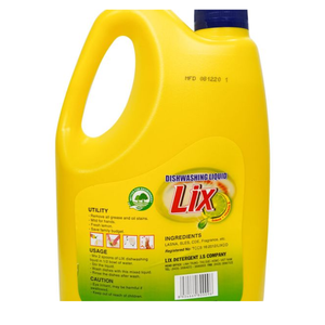 LIX Jabón Líquido para Platos con Aroma a Limón 1.4kg elimina la grasa de forma eficaz, dejando los platos limpios con un aroma fresco a limón. - Product Image 2