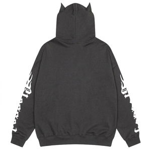 100% Cotton Hoodies Blank <b>Thick</b> <b>Fleece</b> Heavy Weight Oversized Hoodies Custom Print Logo Men's Hoodies & Sweatshirts for Men's - Product Image 2