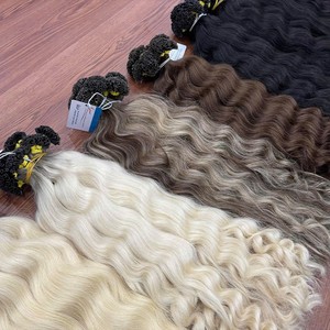 Extensions de cheveux vietnamiennes à double étirage de très haute qualité avec kératine U-Tip Natural Wave No Tangle Global Ship - Product Image 4