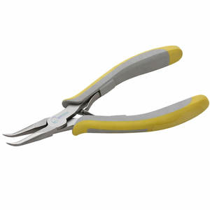 Alicates de Punta Curva LINDSTROM para Joyería, Herramienta de Precisión de Acero Inoxidable para Doblar Alambre, Manualidades con Cuentas, Profesionales - Product Image 1