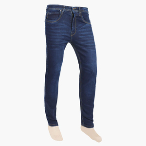 Jean en denim pour homme, taille mi-haute, coupe slim, extensible, décontracté, confortable, prix raisonnable, logo personnalisé, OEM - Product Image 2