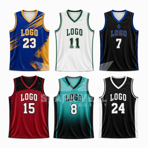 Camiseta de Baloncesto Personalizada sin Mangas con Cuello Redondo, Impresión Digital con Degradado de Color, 100% Poliéster, Absorbe la Humedad, Unisex para Adultos, 3D - Product Image 2