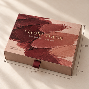 Caja de Embalaje Personalizada con Cajón Deslizante para Guardar Labiales VELORA - Product Image 5