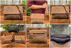 Top Product 2025 Famous Brand Designer Full Grain Leather Flap Handbag High Quality Genuine Leather Women's Fashion Shoulder Bag - Product Image 3