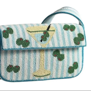 กระเป๋าคลัทช์สะพายไหล่ปักลูกปัดสไตล์โบฮีเมียนสุดหรู งานปักมือประณีต พกพาสะดวก รับสั่งทำตามแบบ - Product Image 1