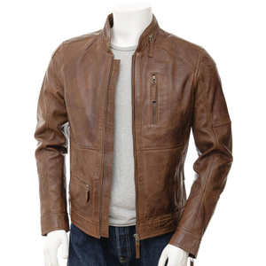 Chaqueta de Cuero para Hombre, Estilo Urbano, Superventas, Hecha a Medida con Logotipo, Impermeable y Transpirable, Colores Personalizados para Invierno - Product Image 1