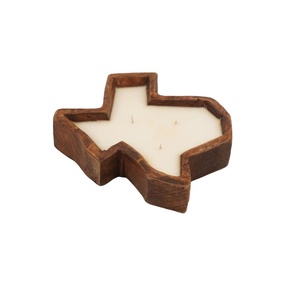 BEST SELLER Bol à pâte en bois en forme de Texas, bol à pâte en bois antique, sculpté à la main pour la décoration de la maison, bol rustique en provenance du Vietnam - Product Image 1