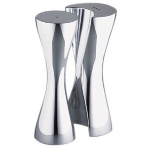 Salero y Pimentero de Metal Premium en Oro y Plata, a Prueba de Fugas, Aptos para Lavavajillas, Diseño Moderno, Dispensador de Especias para Cocina, Decoración de Mesa - Product Image 5