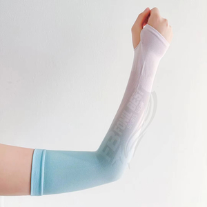 Protectores de Brazo para Ciclismo al Aire Libre de Verano, Mangas Delgadas de Seda Helada con Protección Solar Degradada para Hombre y Mujer, Conjuntos Anti-UV - Product Image 4