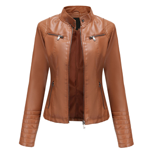 Custom Genuine Leather Women's Winter Jacket with Custom Logo Printing OEM/ODM Private Label Service - Product Image 5